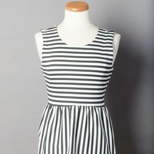 Black and white, striped little number